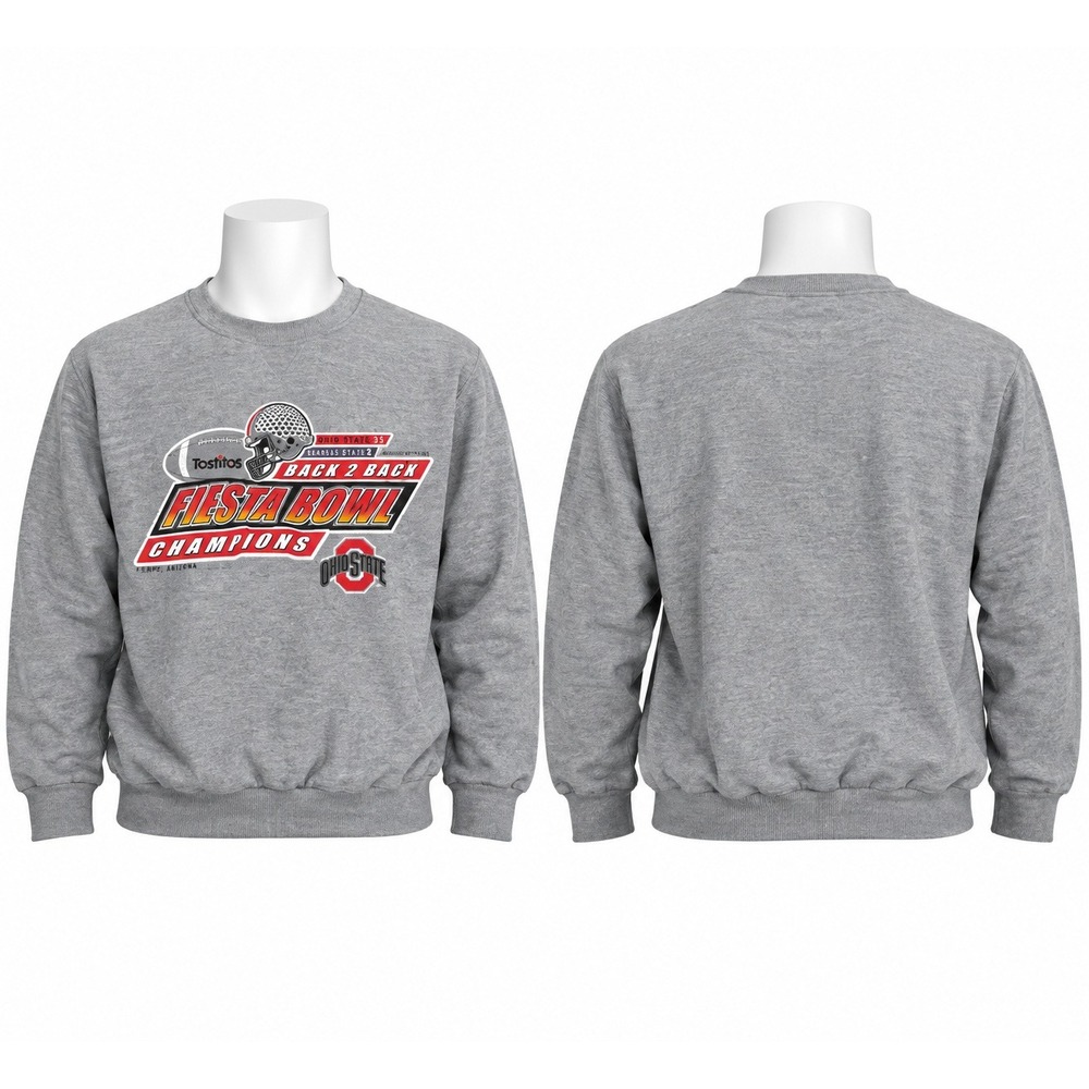 Vintage Jerzees Ohio State Buckeyes 2004 Fiesta Bowl Champions Sweatshirt XL